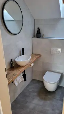 Ein Badezimmer in der Unterkunft Romantische Ferienwohnung