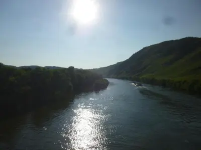 Naturlandschaft in der Nähe des Ferienhauses