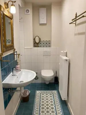 Ein Badezimmer in der Unterkunft Schatztruhe - Ferienwohnung