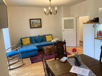 Küche/Küchenzeile in der Unterkunft Schatztruhe - Ferienwohnung