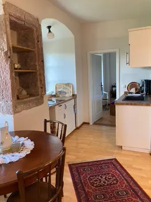 Küche/Küchenzeile in der Unterkunft Tresorzimmer - Studio