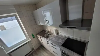 Küche/Küchenzeile in der Unterkunft Ferienwohnung Malbergblick klassifiziert mit 4 DTV-Sternen