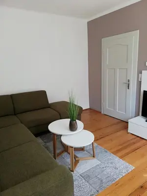 Ein Sitzbereich in der Unterkunft Ruff un Runner