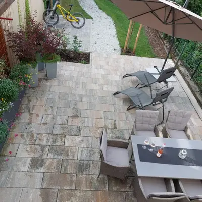 Ein Garten an der Unterkunft Ruff un Runner