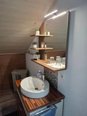 Küche/Küchenzeile in der Unterkunft Ferienwohnung Sonnenschein