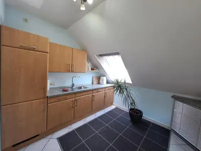 Küche/Küchenzeile in der Unterkunft Ferienwohnung Herold