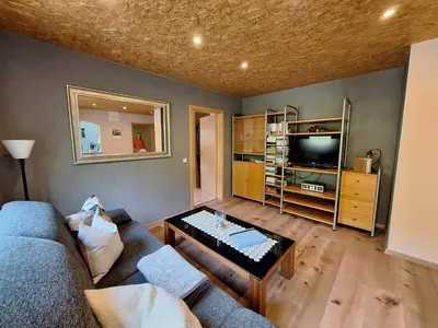 TV/Unterhaltungsangebot in der Unterkunft Ferienwohnung Herold