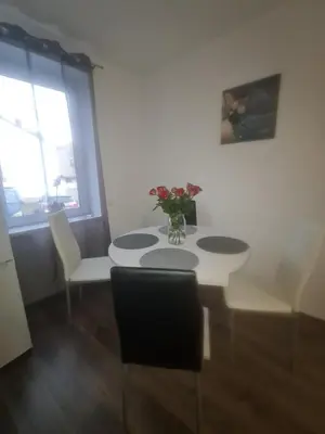 Ein Sitzbereich in der Unterkunft Paula Haus Trier
