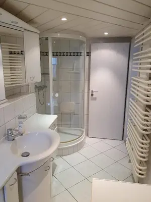 Ein Badezimmer in der Unterkunft Ferienhaus Welling