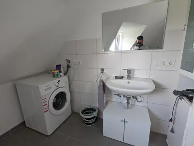 Ein Badezimmer in der Unterkunft Schönes 2 Zimmer Appartment in der Altstadt von Koblenz