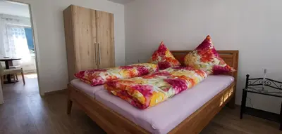 Ein Bett oder Betten in einem Zimmer der Unterkunft Silvia Hüls