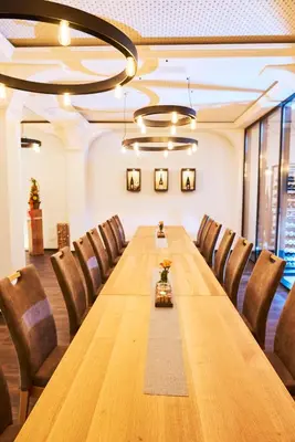 Der Geschäftsbereich oder Konferenzraum in der Unterkunft Ferienappartements Hermannshöhle