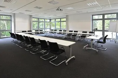 Der Geschäftsbereich oder Konferenzraum in der Unterkunft Hotel und Kongresszentrum Wanderath