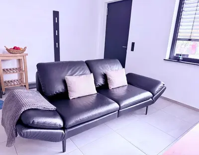 Ein Sitzbereich in der Unterkunft FeWo Mosel - Comfort & Relax