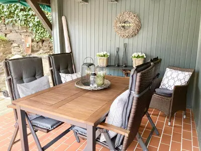 TV/Unterhaltungsangebot in der Unterkunft Ferienhaus Goldstück wohnen im Weinberg