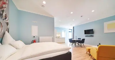 TV/Unterhaltungsangebot in der Unterkunft Innenstadt Studio I Küche I WIFI I Netflix