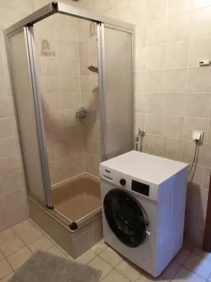 Ein Badezimmer in der Unterkunft Einliegerwohnung in Stromberg-Schindeldorf