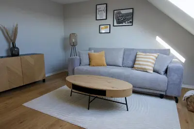 Ein Sitzbereich in der Unterkunft TRIMOSA - Apartments & Homes
