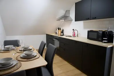 Küche/Küchenzeile in der Unterkunft TRIMOSA - Apartments & Homes