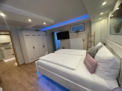 TV/Unterhaltungsangebot in der Unterkunft Moderne Ferienwohnung Zur Schlosshöhe