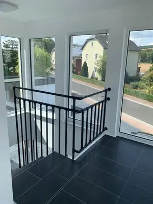 Ein Balkon oder eine Terrasse in der Unterkunft eifel24, neu, modern mit Dachterrasse