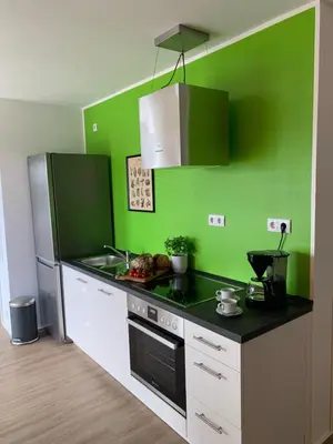 Küche/Küchenzeile in der Unterkunft eifel24, neu, modern mit Dachterrasse