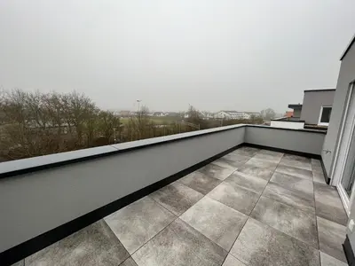 Ein Balkon oder eine Terrasse in der Unterkunft ApartHotel Roxheim