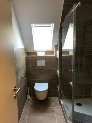 Ein Badezimmer in der Unterkunft Auszeit am Eifelsteig