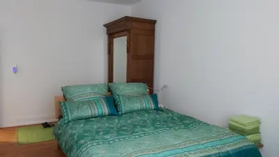 Ein Bett oder Betten in einem Zimmer der Unterkunft Ferienhaus Mosel 2.0