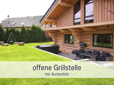 Grundriss der Unterkunft Natur-Chalet zum Nationalpark Marie-Luise inkl E-Auto