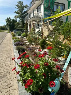 Ein Garten an der Unterkunft Diamanthaus deluxe 8 Koblenz