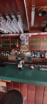 Lounge oder Bar in der Unterkunft Black Bear Bikers Pub-Hotel