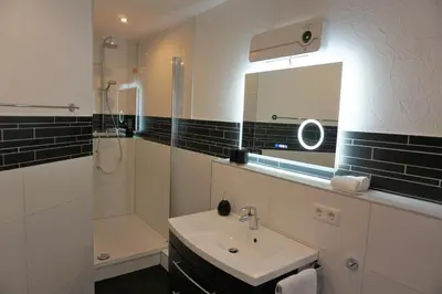 Ein Badezimmer in der Unterkunft Hotel Jan van Werth