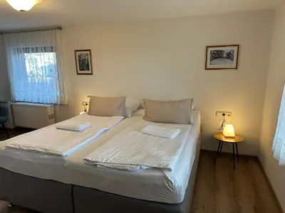 Ein Bett oder Betten in einem Zimmer der Unterkunft Gasthof Zuck
