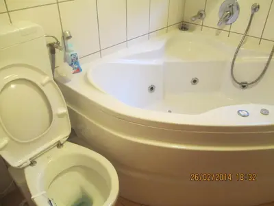 Ein Badezimmer in der Unterkunft Zum Gebimmel
