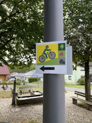 Grundriss der Unterkunft Ferienwohnung Brunnenblick