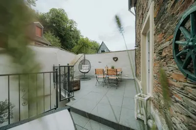 Ein Balkon oder eine Terrasse in der Unterkunft Residenz Moselliebe
