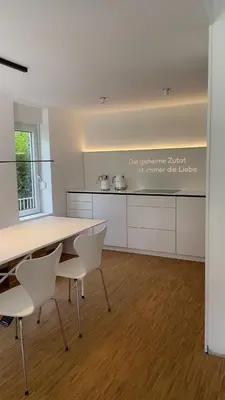 Küche/Küchenzeile in der Unterkunft Moselfreude