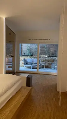 Ein Bett oder Betten in einem Zimmer der Unterkunft Moselfreude