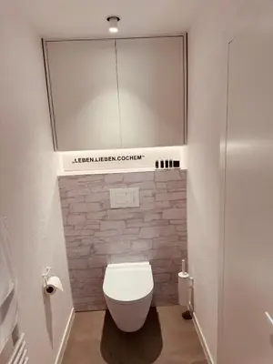 Ein Badezimmer in der Unterkunft Moselfreude