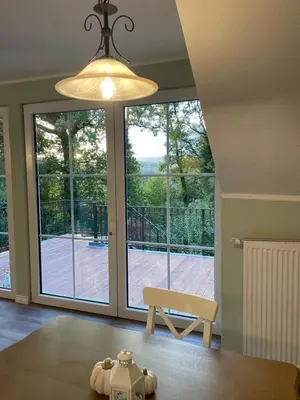 Grundriss der Unterkunft Neue Ferienwohnung im alten Forsthaus