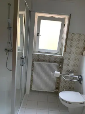 Ein Badezimmer in der Unterkunft Grüne Oase