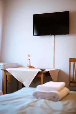 Ein Bett oder Betten in einem Zimmer der Unterkunft Hotel Dalmacija
