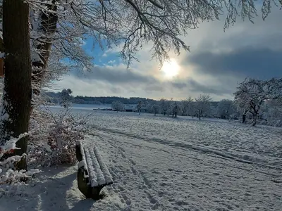 Doppelhaushälfte Scheunenzauber im Winter