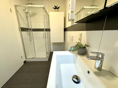 Ein Badezimmer in der Unterkunft Mosel-Auszeit