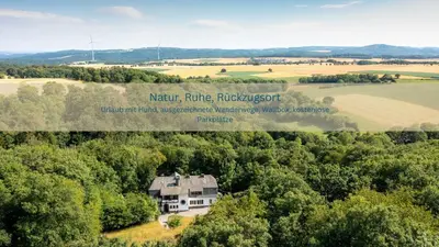 Naturlandschaft in der Nähe des Ferienhauses