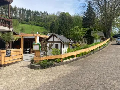 Das Gebäude in dem sich das Hotel befindet