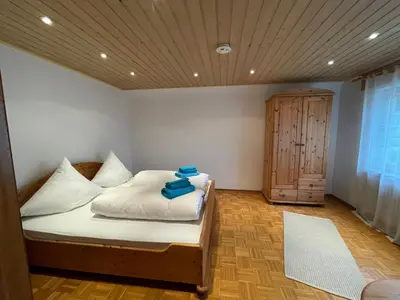 Ein Bett oder Betten in einem Zimmer der Unterkunft Ferienhaus Sofia