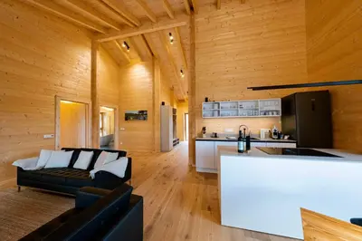 Grundriss der Unterkunft NETTEN Naturerlebnis Holz-Chalets