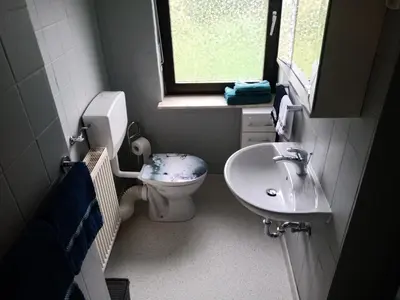 Ein Badezimmer in der Unterkunft Taubenschlag